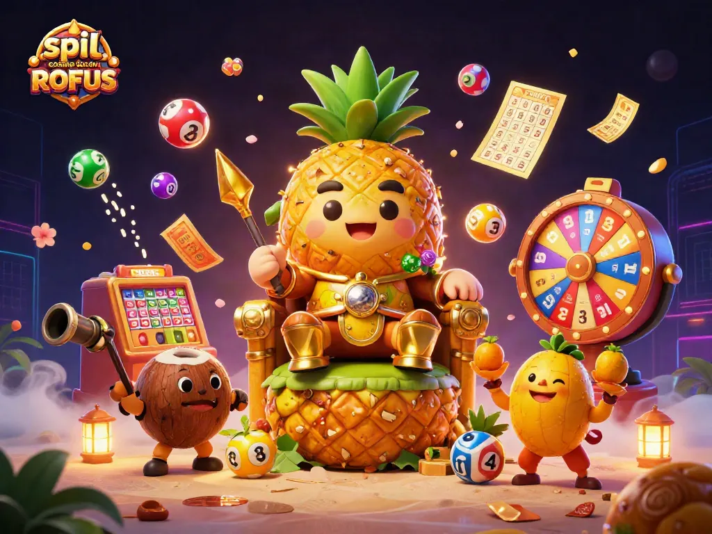 Engage in spil casino uden om ROFUS with a vibrant 3D casino scene featuring dynamic characters and game elements.