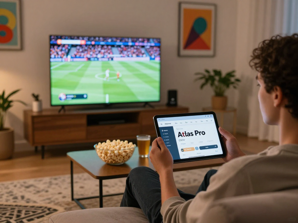 Profitez de l'application Atlas Pro pour le cinéma à domicile avec 12 000 chaînes.